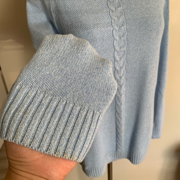 Scott Light Blue Crew Neck Sweater - Picture 4 of 5
